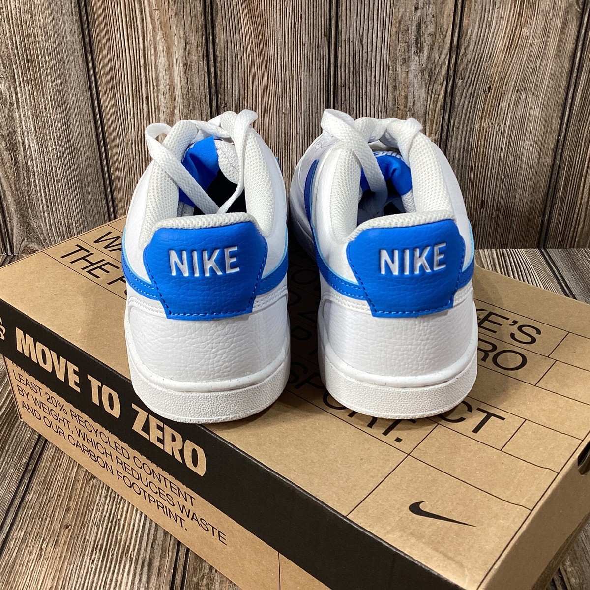Nike Court Vision Lo NN White Photo Blue Sneakers DH2987-105 Nike Court Vision Lo NN White Photo Blue Sneakers DH2987-105