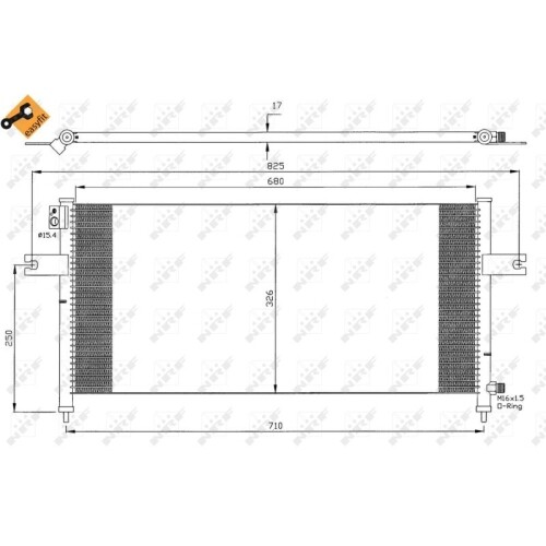 Condenseur De Climatisation NRF 35298 Pour Renault Laguna I Et Nevada - Pièce Auto Compatible Et Fiable