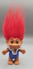 Vintage SWIM / BATHING SUIT - 5" Russ Troll Doll - Red Hair B7