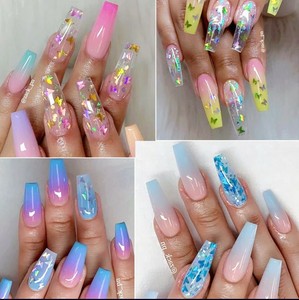 Download Nail 3d Design Butterfly Holographic Multi Color Set 24 Color Us Seller Ebay