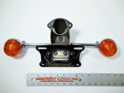 ＭＭ HONDA CM400E REAR TURN SIGNAL TAG PLATE MOUNT BRACKET 84701-447