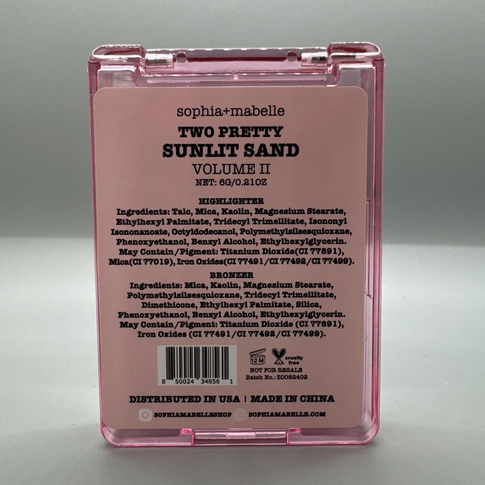 {Y6} Sophia + Mabelle • Two Pretty Highlighter + Blush Duo - Volume II - (6 g) - Image 2 of 2