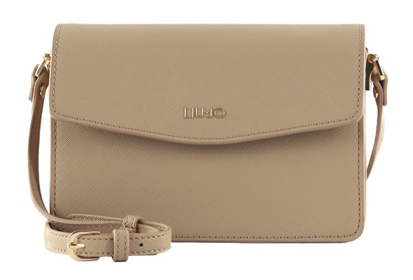 Liu Jo Caliwen Ecs Crossbody S UmhäNgetasche Tasche Biscuit Braun Neu-image