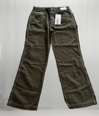 S.O.N.G. Womens High Rise Carpenter 90s Boyfriend Jeans No Stretch Size 15 NWT