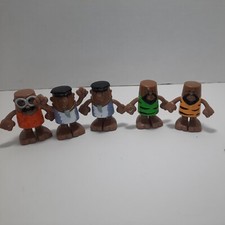 Little Tikes Caveman BC Builders Collectible Toys Lot Of 5 Cavemen