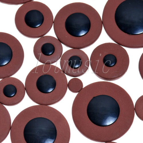4set Tenor Saxophone Pads BROWN 25 Leather sax pads for Yamaha Size replacement - Foto 1 di 3