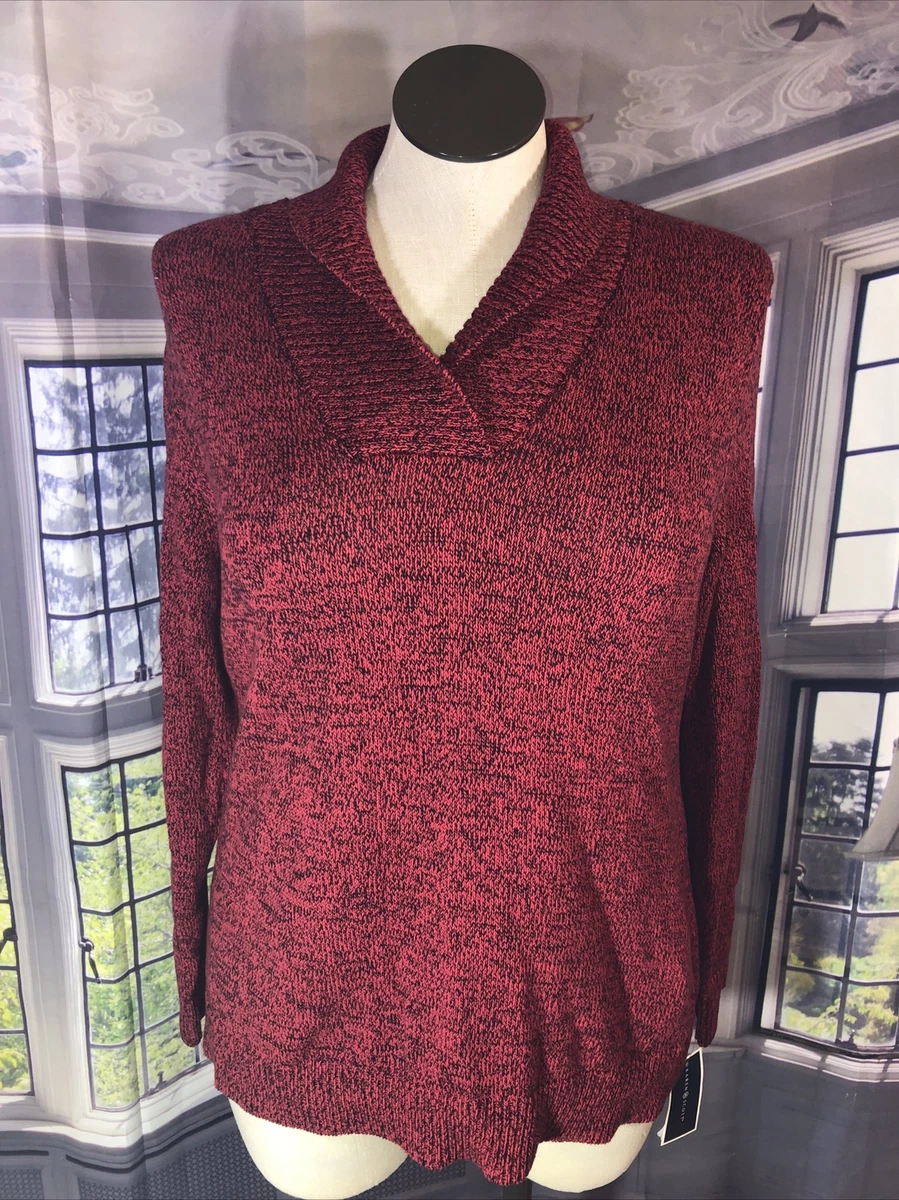 Karen scott shawl cheap collar sweater