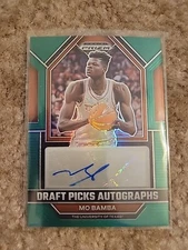 2023 Prizm Draft Picks Green Mo Bamba Auto