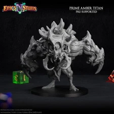 Prime Amber Titan by Epics N Stuffs | D&D | DnD | Print on Demand