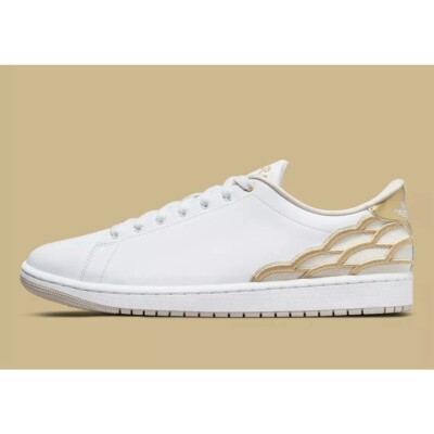 Air Jordan 1 Centre Court White-Light Orewood Brown DQ8577-100 Men s Sz 14
