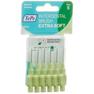 TePe Interdental Brush 0.8mm x-soft green blister 6 pcs
