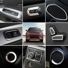 18pcs Interior Decoration Cover Trim For Jeep Grand Cherokee 2011 Accessories