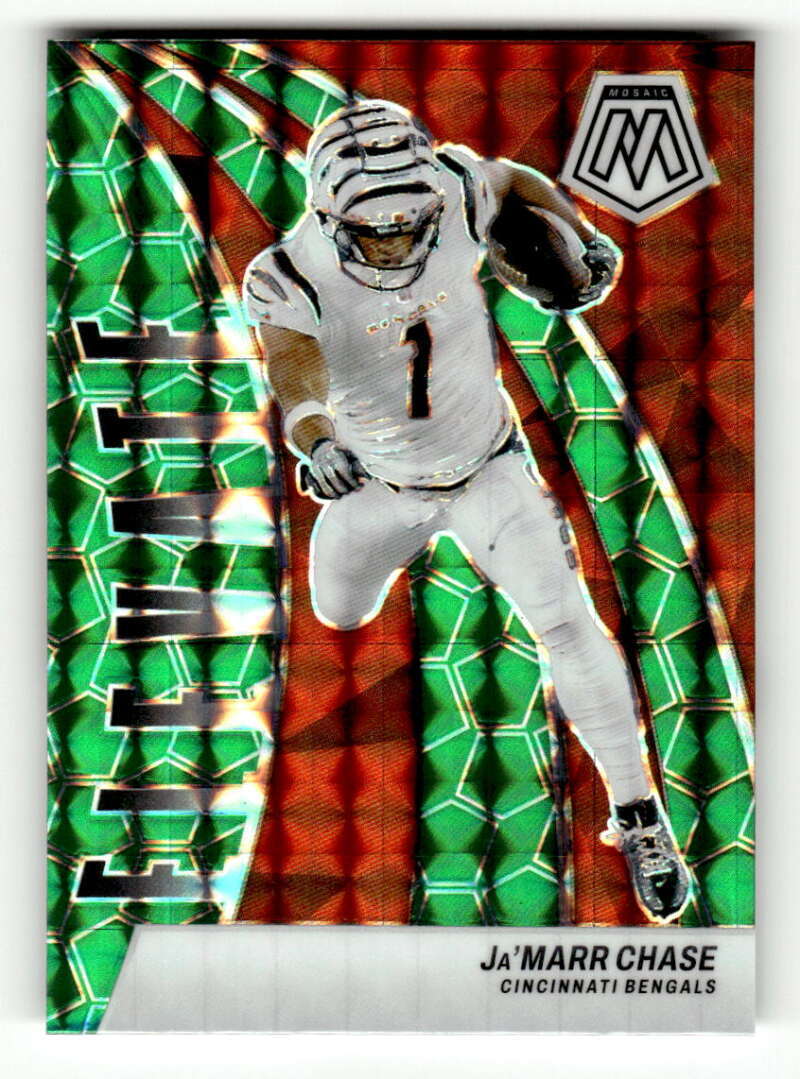 2024 Panini Mosaic Elevate Mosaic Green #11 Ja'Marr Chase Bengals