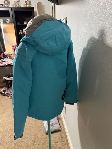 Women's DC Ski Jacket Light Blue Size Medium For Sale! C - Picture 2 of 4
