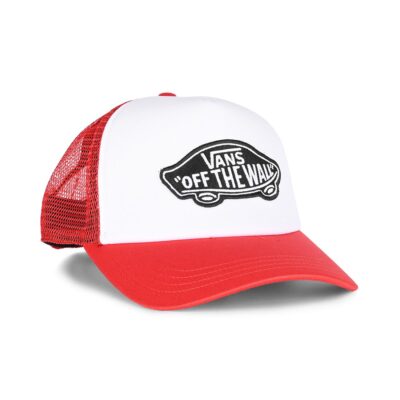 Vans Classic Patch Truckermütze mit geschwungener Krempe - Racing Red