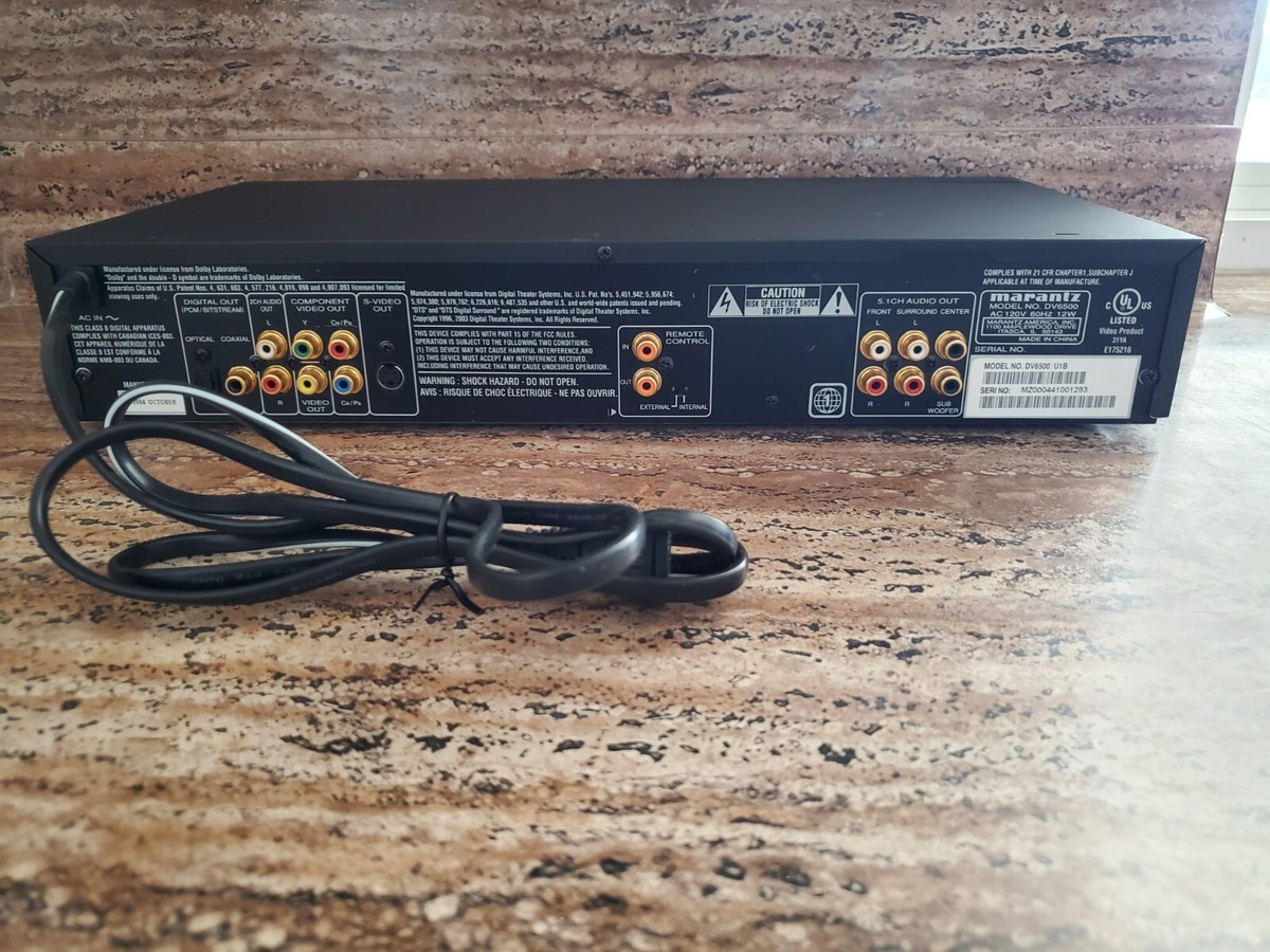 Marantz DV6500 Super Audio CD/DVD Player~ TESTED ~ NO REMOTE