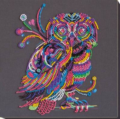 Midi Bead embroidery kit One night DIY Embroidery Kit beadwork pattern