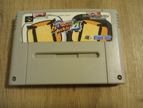 Super Bomberman 4 (Nintendo Super Famicom) SNES/SFC authentic cart, US seller
