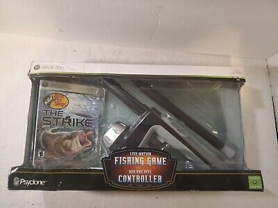 Bass Pro Shops XBOX 360 Fishing Rod And Reel Controller for The Strike  VideoGame 