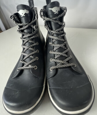 Rocket Dog Rainbow Boots ROCKET DOG Black Rubber Rain Boots Womens