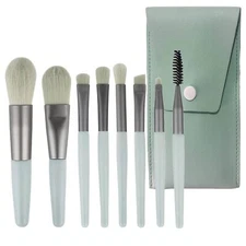 Makeup Brushes 8 Pieces Mini Makeup Brush Set, Makeup Brushes Foundation Blend B