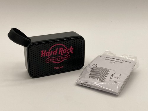 Mini Altavoz Inalámbrico Hard Rock Hotel Casino Tulsa Logo Mighty 21/2"x1 3/8"x3/4" Rosa - Imagen 8 de 8