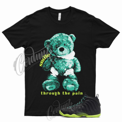 SMILE Shirt to Match Little Posite One  Black Volt Clear Jade Metallic Silver 1