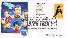 AO- 5132-4, 2016, StarTrek,  Add-on Cover, First Day Cover, Pictorial Postmark,