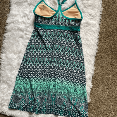 knee length swim dress Athleta Shorebreak Swimwear Cover Up Adjustable Straps XS Swim Dress Knee Length Swim Dress for