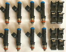 8 BOSCH GEN 3 HIGH IMPEDANCE 42LB 440CC FUEL INJECTORS LS1 LT1 LS6 FORD