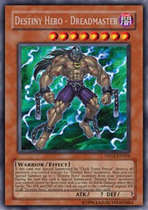 Destiny Hero - Dreadmaster - DP05-EN004 - Rare - 1st Edition x3 - Lightly Played