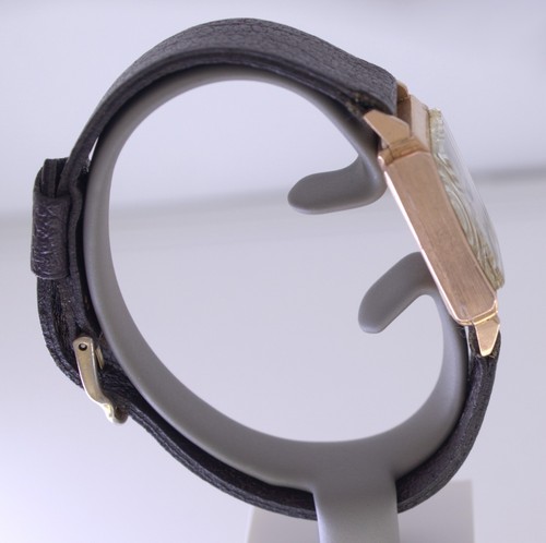 Crawford 17 Jewels 14K Solid Rose Gold Watch - Picture 4 of 7