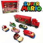 7 Super Mario Luigi Yoshi Vehicle Collection Car Truck Play Toy Gift