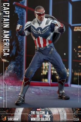 Captain America 1/6 Figure Hot Toys 908266 From Falcon Captain America 1/6 Figure Hot Toys 908266 From Falcon