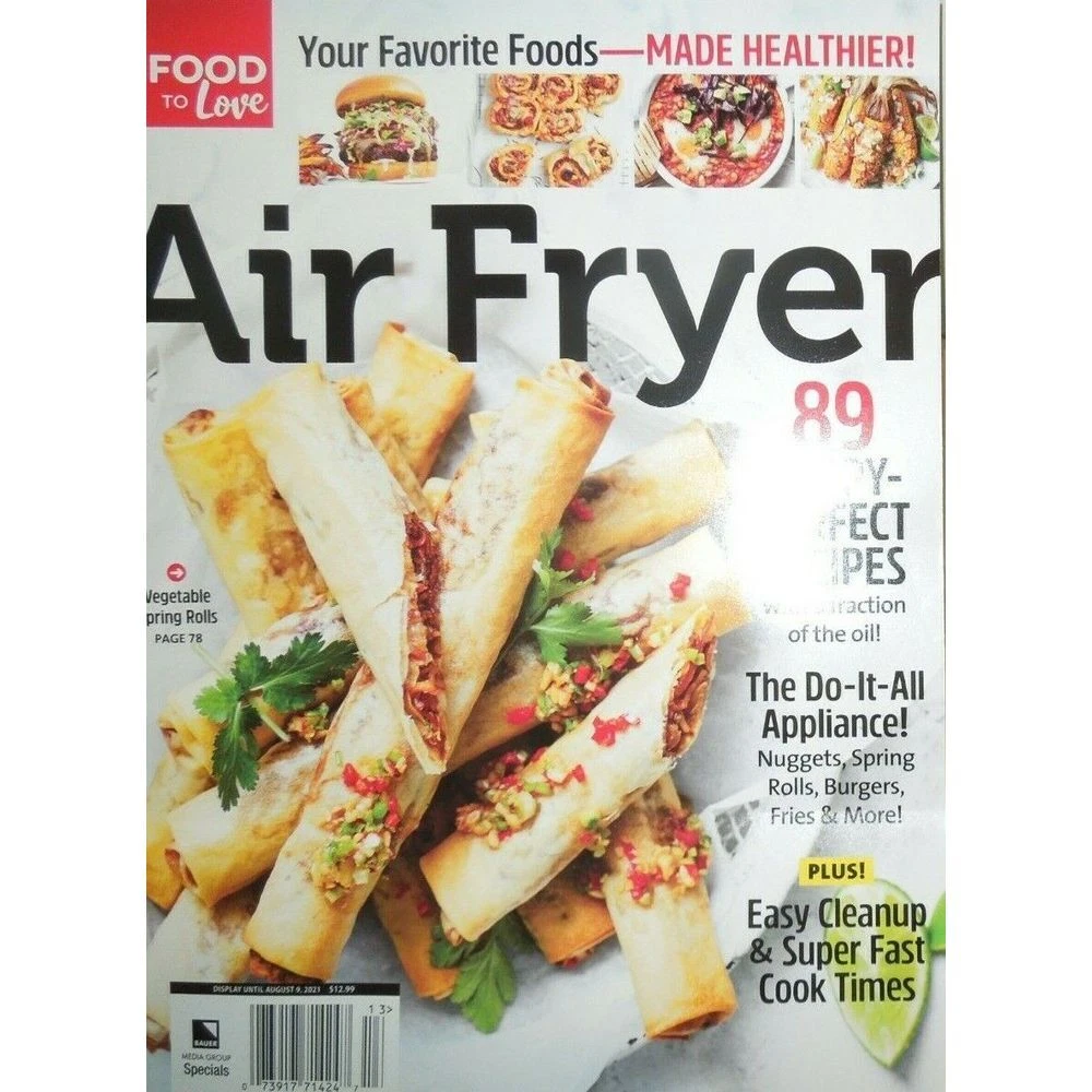 AIR FRYER food to love MADE HEALTHIER 89 crispy recipes YOUR FAVORITE FOODS AIR FRYER food to love MADE HEALTHIER 89 crispy recipes YOUR FAVORITE FOODS