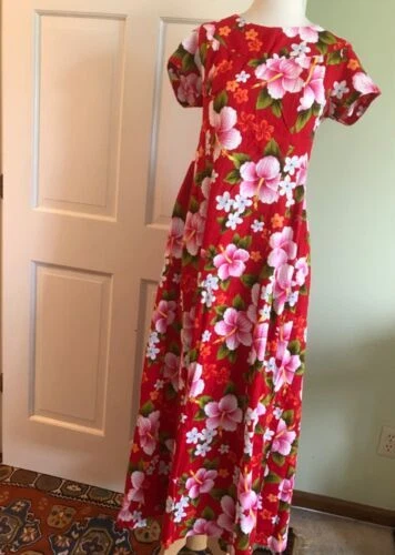 Ropa Vintage Hawaiian Algodón 1950s para Mujer