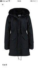 Elvine Womens Magnolia 193541 Parka Size: Medium, Col: Black