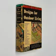 Designs for Outdoor Living, J. Brimer (1959, Hardcover / Dustjacket)