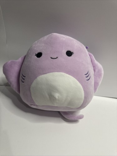 Squishmallows Kellytoy Plush Sealife Squad Aziza the Purple Stingray 7" NWOT