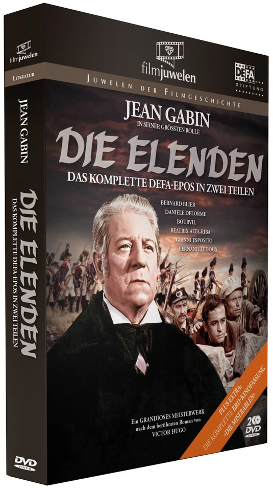 Die Elenden 1-2 (1958) - Jean Gabin - Die Miserablen - DEFA Filmjuwelen [DVD] - Bild 4 von 4