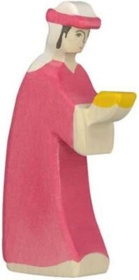 CASPAR Nr 3 von Holztiger Krippenfigur Weihnachtskrippe Heilige drei Könige Holz