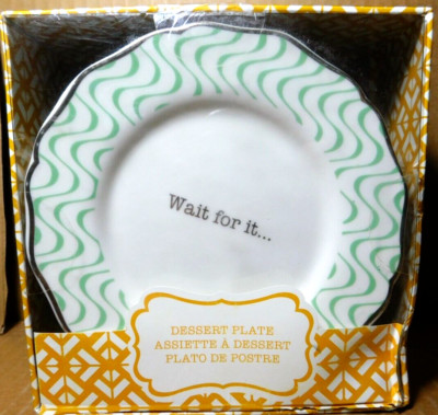 MSPCI~Box Set Dessert/ Salad Plates Hostess ''Wait for it...'' NEW In Box!!
