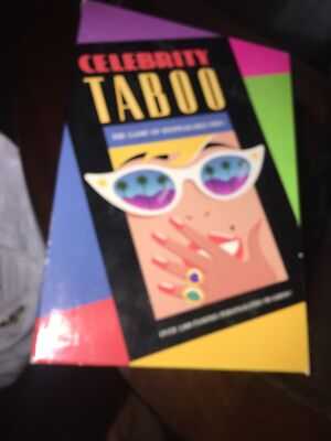 Milton Bradley Game Celebrity Taboo 1991 The Game Of Unspeakable Fun NEW Sealed