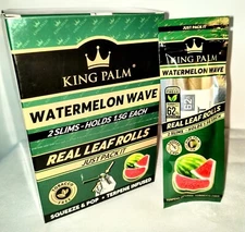 King Palm/ Mini | Watermelon Wave Slim Rolls/20/2 Packs 40 Rolls. Lowest Price!