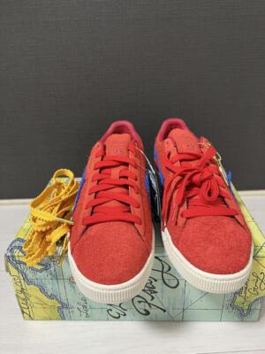 Puma x One Piece Four Emperors Suede Sneaker Red Blue 396520