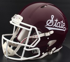 MISSISSIPPI STATE BULLDOGS Riddell Speed Full Size AUTHENTIC Football Helmet