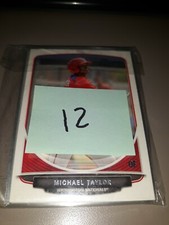 MICHAEL A. TAYLOR 2013 Bowman  Rookie Card RC 1st bowman 12 card lot