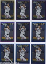 Lot of (155) Adam Lind 2012 Bowman Chrome COLOR Cards - Toronto Blue Jays 1B