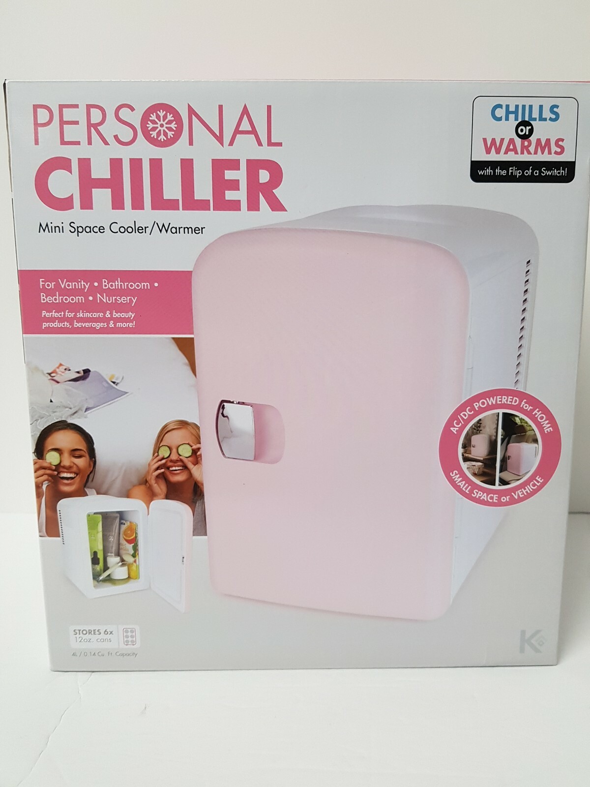 personal chiller mini fridge small space cooler pink k4106mtpk