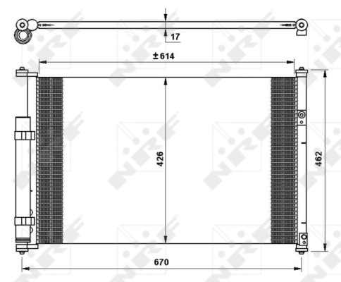 Condenseur climatisation NRF 35769 radiateur OE 9531064J00000 auto